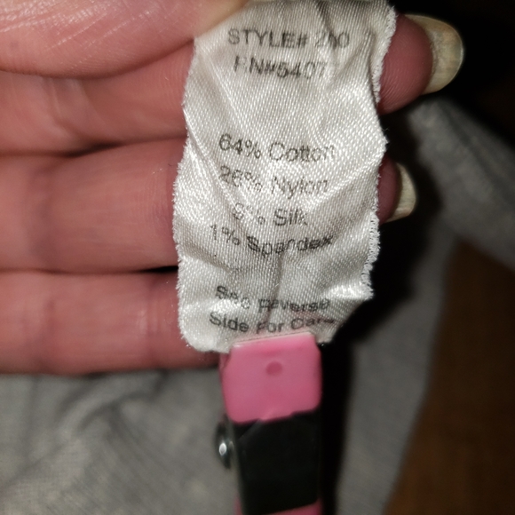 CABI SILK BLEND GRAY BATEAU NECKLINE SWEATER SIZE XS - Picture 5 of 7